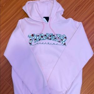 Pink Rose Thrasher Hoodie